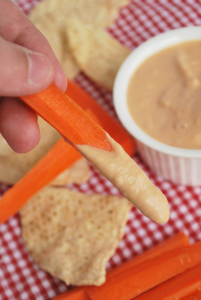 Ultimate Vegan Dipping Sauce: A versatile sauce perfect for summer picnics! It requires only three ingredients and takes mere seconds to whip together! || fooduzzi.com