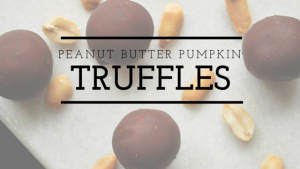 Pumpkin Peanut Butter Truffles || fooduzzi.com recipes