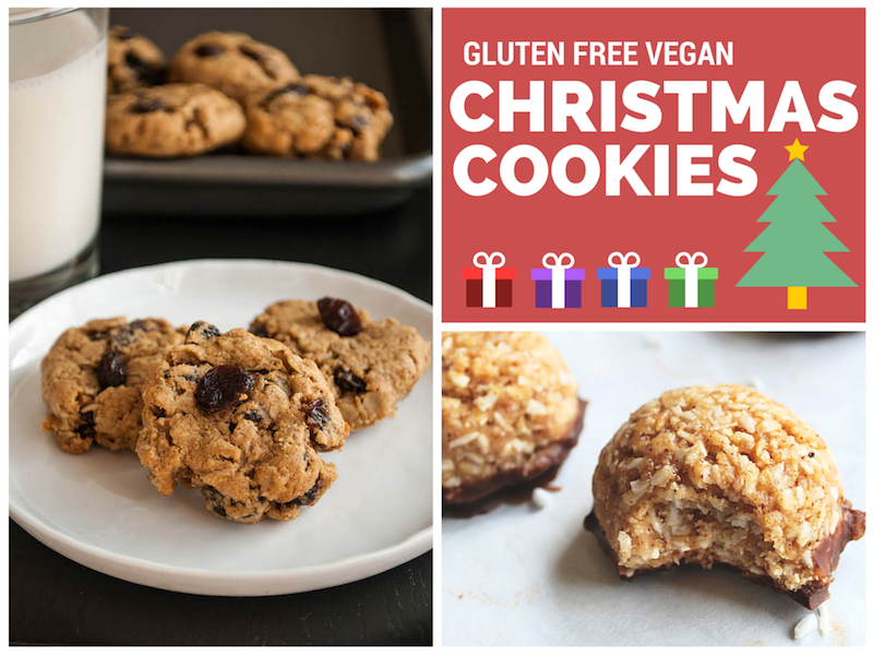 Gluten Free Vegan Christmas Cookies: if you're looking for dietary restriction-friendly cookies this Christmas, you've come to the right place! Better yet, each recipe is on the healthy side! || fooduzzi.com