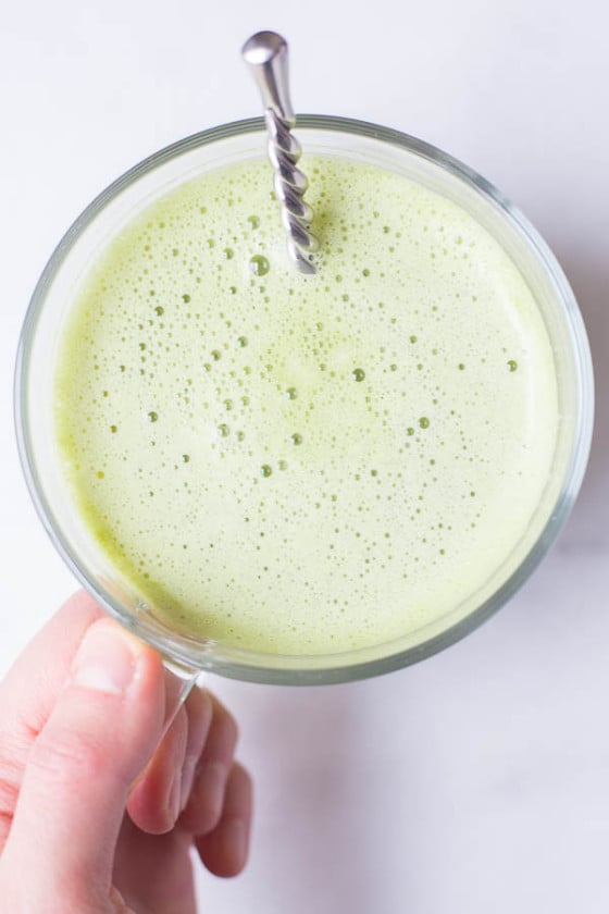 Vanilla Matcha Green Tea Latte Fooduzzi
