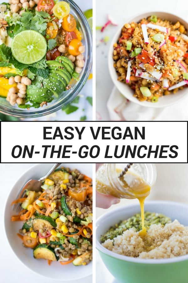 Easy Vegan On The Go Lunches Fooduzzi