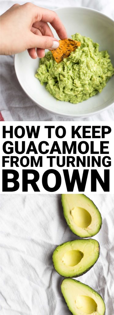 How to Keep Guacamole from Turning Brown: perfect for saving game day leftovers! || fooduzzi.com recipe