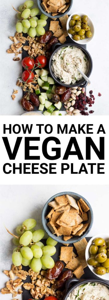 How to Make a Vegan Cheese Plate: Make a delicious, summery cheese plate...that's completely vegan! Perfect for a light dinner or appetizer! || fooduzzi.com recipe