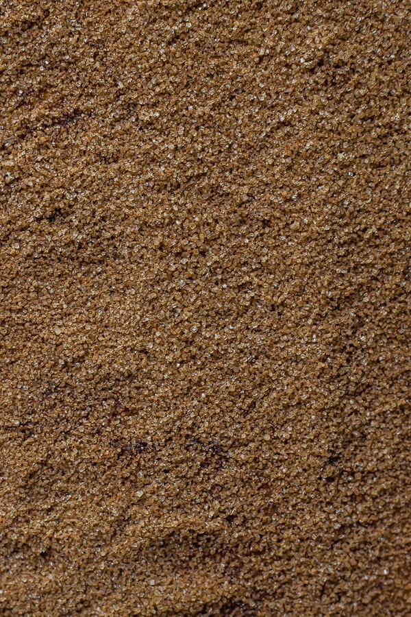 a close-up of cinnamon sugar
