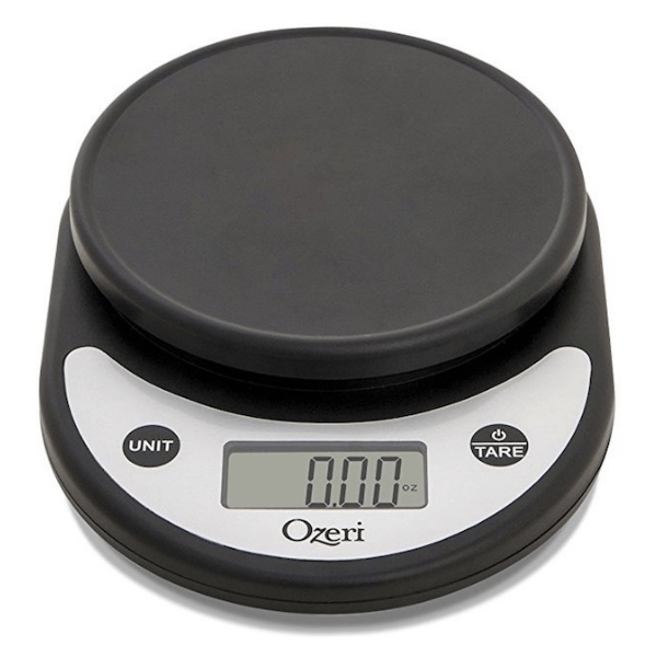 Black Kitchen Scale