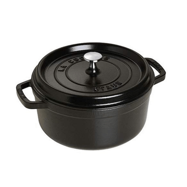 staub matte black dutch oven