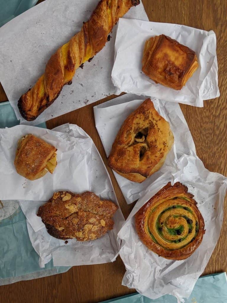 Pastries from Du Pain Des Idees in Paris, France