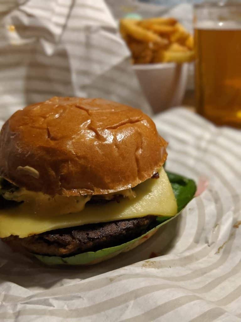 vegan burger at Patty & Bun in London
