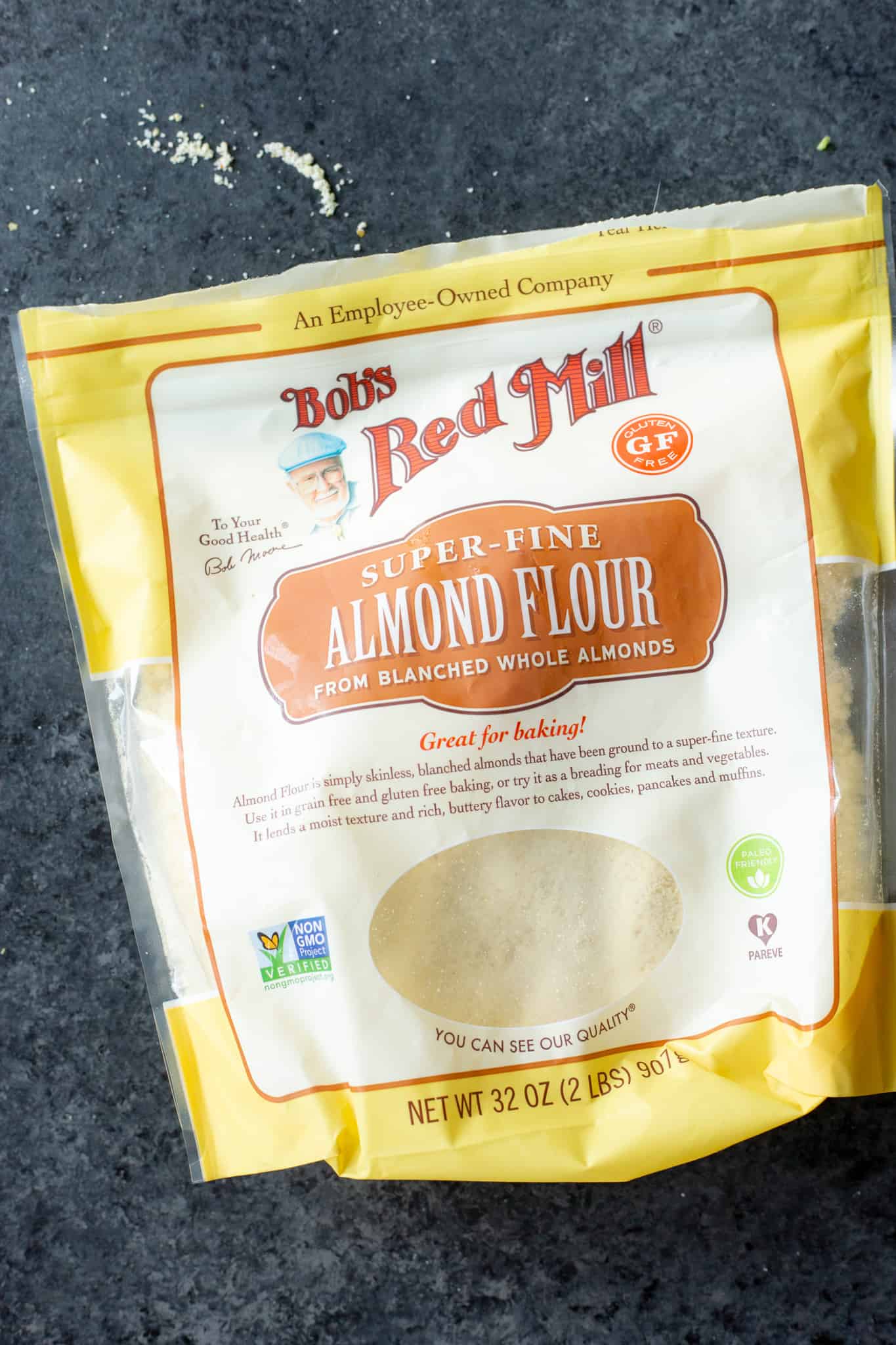 a bag of Bob's Red Mill's Almond Flour