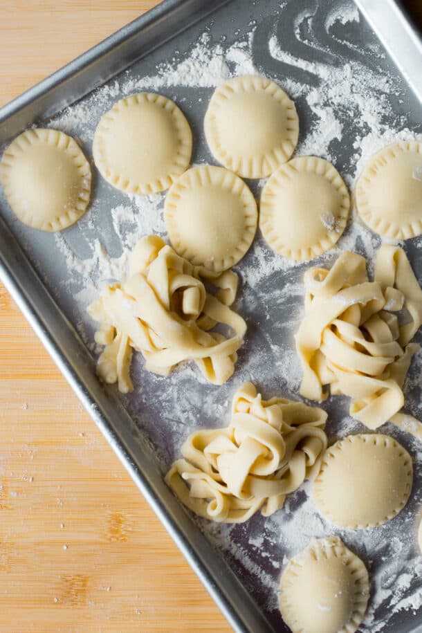 Vegan Ricotta Ravioli (No Machine!) - Fooduzzi